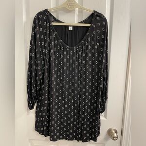 Old Navy black blouse Size 2X